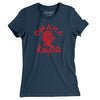 Omaha Knights Hockey Women's T-Shirt-Navy-Allegiant Goods Co. Vintage Sports Apparel