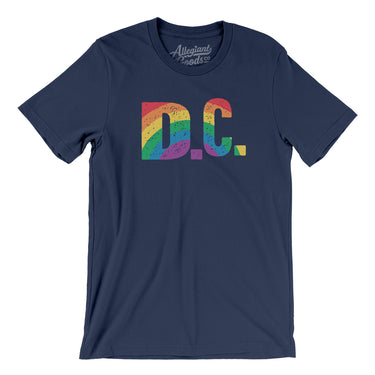 Washington D.C. Pride Men/Unisex T-Shirt-Allegiant Goods Co. Vintage Sports Apparel