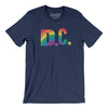 Washington D.C. Pride Men/Unisex T-Shirt-Navy-Allegiant Goods Co. Vintage Sports Apparel