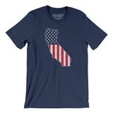 California American Flag Men/Unisex T-Shirt-Allegiant Goods Co. Vintage Sports Apparel