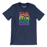 San Francisco California Pride Men/Unisex T-Shirt-Allegiant Goods Co. Vintage Sports Apparel