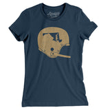 Maryland Vintage Football Helmet Women's T-Shirt-Allegiant Goods Co. Vintage Sports Apparel