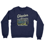 Glacier National Park Midweight Crewneck Sweatshirt-Allegiant Goods Co. Vintage Sports Apparel