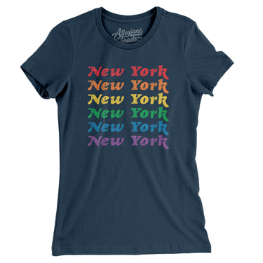 New York Pride Women's T-Shirt-Allegiant Goods Co. Vintage Sports Apparel