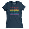 North Dakota Pride Women's T-Shirt-Navy-Allegiant Goods Co. Vintage Sports Apparel