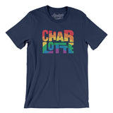 Charlotte North Carolina Pride Men/Unisex T-Shirt-Allegiant Goods Co. Vintage Sports Apparel