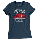 Detroit Olympia Stadium Women's T-Shirt-Allegiant Goods Co. Vintage Sports Apparel