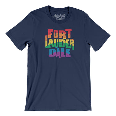 Fort Lauderdale Florida Pride Men/Unisex T-Shirt-Allegiant Goods Co. Vintage Sports Apparel