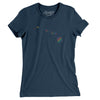 Hawaii Pride State Women's T-Shirt-Navy-Allegiant Goods Co. Vintage Sports Apparel