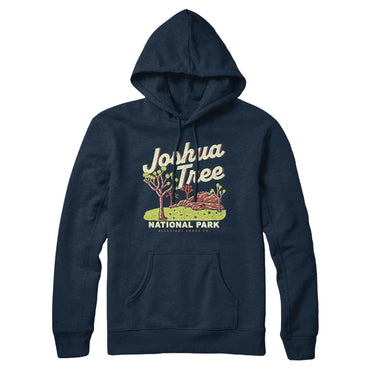 Joshua Tree National Park Hoodie-Navy-Allegiant Goods Co. Vintage Sports Apparel