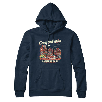 Canyonlands National Park Hoodie-Navy-Allegiant Goods Co. Vintage Sports Apparel