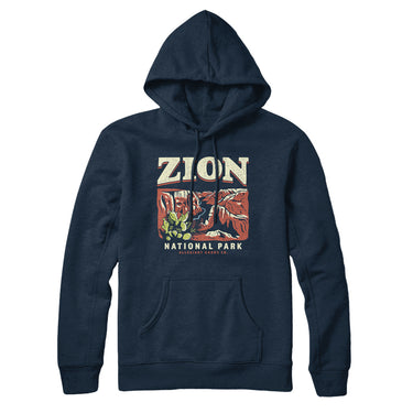 Zion National Park Hoodie-Allegiant Goods Co. Vintage Sports Apparel
