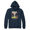 Yellowstone National Park Old Faithful Hoodie-Heather Navy-Allegiant Goods Co. Vintage Sports Apparel