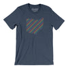 Ohio Pride State Men/Unisex T-Shirt-Heather Navy-Allegiant Goods Co. Vintage Sports Apparel