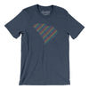 South Carolina Pride State Men/Unisex T-Shirt-Heather Navy-Allegiant Goods Co. Vintage Sports Apparel