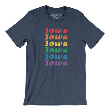 Iowa Pride Men/Unisex T-Shirt-Allegiant Goods Co. Vintage Sports Apparel