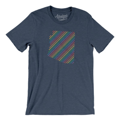 Arizona Pride State Men/Unisex T-Shirt-Heather Navy-Allegiant Goods Co. Vintage Sports Apparel