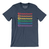 Tennessee Pride Men/Unisex T-Shirt-Heather Navy-Allegiant Goods Co. Vintage Sports Apparel