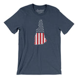 New Hampshire American Flag Men/Unisex T-Shirt-Allegiant Goods Co. Vintage Sports Apparel