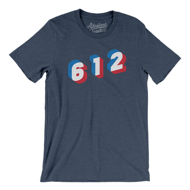 Minneapolis 612 Area Code Men/Unisex T-Shirt-Allegiant Goods Co. Vintage Sports Apparel