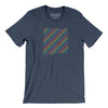 New Mexico Pride State Men/Unisex T-Shirt-Heather Navy-Allegiant Goods Co. Vintage Sports Apparel