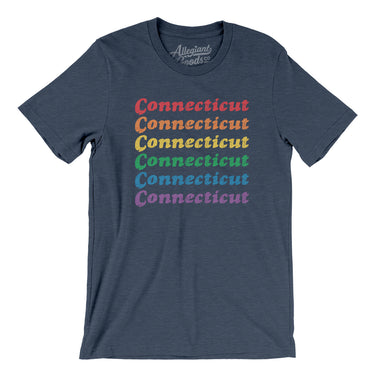 Connecticut Pride Men/Unisex T-Shirt-Allegiant Goods Co. Vintage Sports Apparel