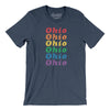 Ohio Pride Men/Unisex T-Shirt-Heather Navy-Allegiant Goods Co. Vintage Sports Apparel