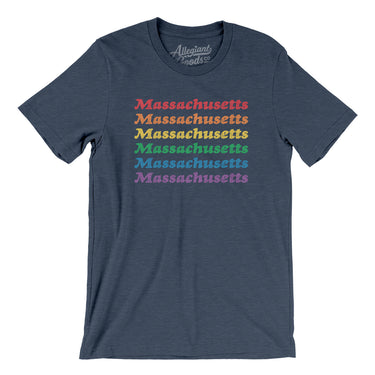 Massachusetts Pride Men/Unisex T-Shirt-Allegiant Goods Co. Vintage Sports Apparel