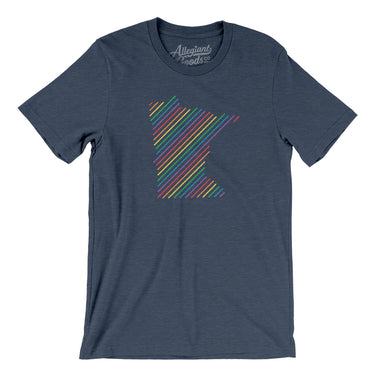 Minnesota Pride State Men/Unisex T-Shirt-Allegiant Goods Co. Vintage Sports Apparel