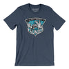 Las Vegas Thunder Hockey Men/Unisex T-Shirt-Heather Navy-Allegiant Goods Co. Vintage Sports Apparel
