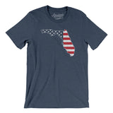 Florida American Flag Men/Unisex T-Shirt-Allegiant Goods Co. Vintage Sports Apparel
