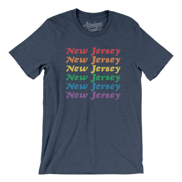 New Jersey Pride Men/Unisex T-Shirt-Allegiant Goods Co. Vintage Sports Apparel