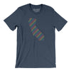 California Pride State Men/Unisex T-Shirt-Heather Navy-Allegiant Goods Co. Vintage Sports Apparel