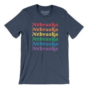 Nebraska Pride Men/Unisex T-Shirt-Allegiant Goods Co. Vintage Sports Apparel