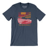Tampa Stadium Men/Unisex T-Shirt-Heather Navy-Allegiant Goods Co. Vintage Sports Apparel
