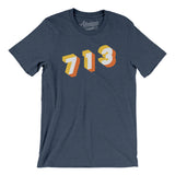 Houston 713 Area Code Men/Unisex T-Shirt-Allegiant Goods Co. Vintage Sports Apparel
