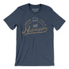 Drink Like a Nutmegger Men/Unisex T-Shirt-Heather Navy-Allegiant Goods Co. Vintage Sports Apparel