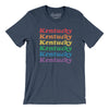 Kentucky Pride Men/Unisex T-Shirt-Heather Navy-Allegiant Goods Co. Vintage Sports Apparel