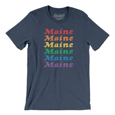 Maine Pride Men/Unisex T-Shirt-Allegiant Goods Co. Vintage Sports Apparel