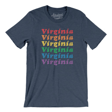 Virginia Pride Men/Unisex T-Shirt-Allegiant Goods Co. Vintage Sports Apparel