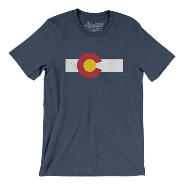 Colorado State Flag Men/Unisex T-Shirt-Allegiant Goods Co. Vintage Sports Apparel
