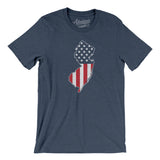 New Jersey American Flag Men/Unisex T-Shirt-Allegiant Goods Co. Vintage Sports Apparel