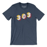 Denver 303 Area Code Men/Unisex T-Shirt-Allegiant Goods Co. Vintage Sports Apparel