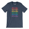 Alaska Pride Men/Unisex T-Shirt-Heather Navy-Allegiant Goods Co. Vintage Sports Apparel
