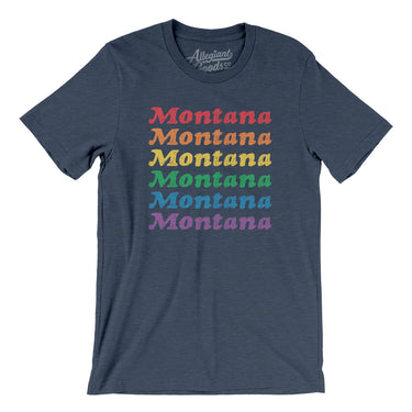 Montana Pride Men/Unisex T-Shirt-Allegiant Goods Co. Vintage Sports Apparel