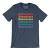 Montana Pride Men/Unisex T-Shirt-Heather Navy-Allegiant Goods Co. Vintage Sports Apparel