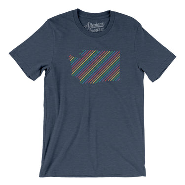 Washington Pride State Men/Unisex T-Shirt-Allegiant Goods Co. Vintage Sports Apparel