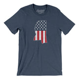 Mississippi American Flag Men/Unisex T-Shirt-Allegiant Goods Co. Vintage Sports Apparel