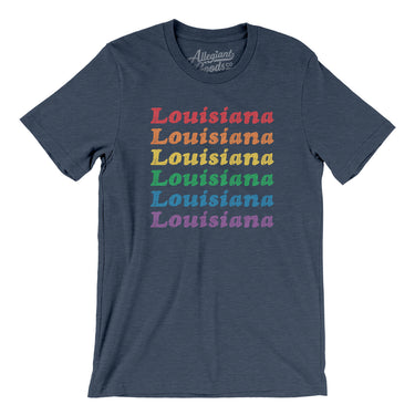 Louisiana Pride Men/Unisex T-Shirt-Allegiant Goods Co. Vintage Sports Apparel