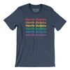 North Dakota Pride Men/Unisex T-Shirt-Heather Navy-Allegiant Goods Co. Vintage Sports Apparel